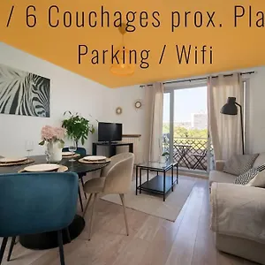 Fully Equipped With Parking 6 Beds Marseille
